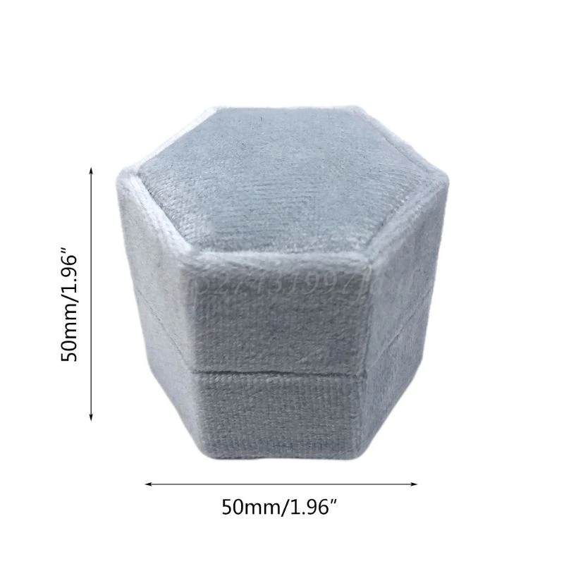 Hexagon Velvet Necklace Box Single Ring Display Holder with Detachable Lid Ring Box Holder for Valentine's Day(G85)
Hexagon Velvet Necklace Box Single Ring Display Holder with Detachable Lid Ring Box Holder for Valentine's Day(G85)
