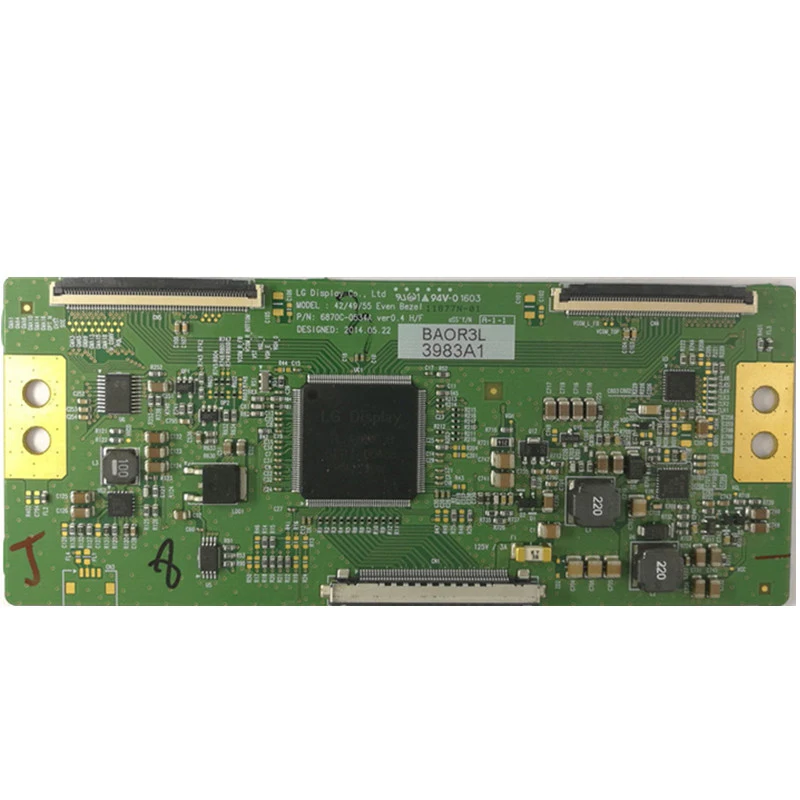 Плата T-con для LG 42/49/55 дюймов 6870C-0534A ver0.4 
Плата T-con для LG 42/49/55 дюймов 6870C-0534A ver0.4