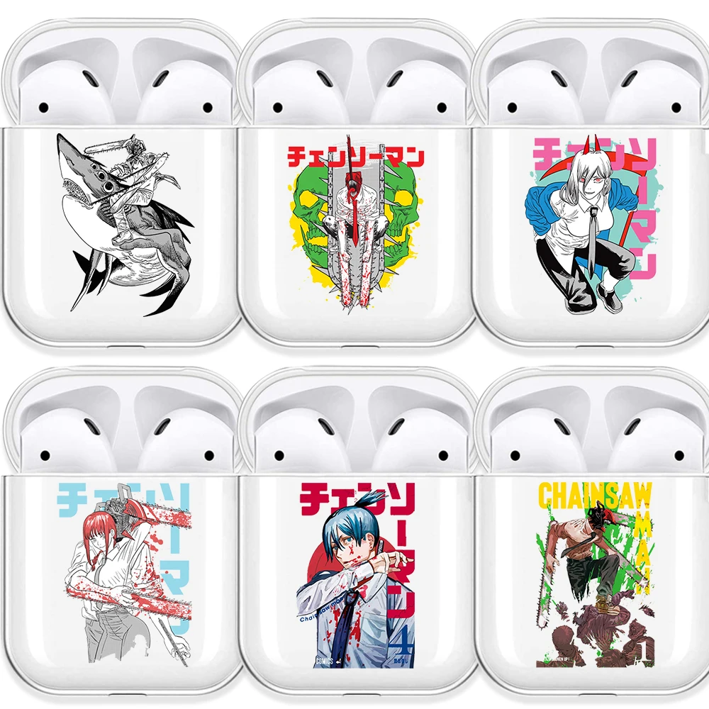 Новый прозрачный чехол для аниме «бензопила» Airpods, чехол для Funda Airpods 2/1, чехол Power Denji Makima Aki порита, мягкий чехол из ТПУ
Новый прозрачный чехол для аниме «бензопила» Airpods, чехол для Funda Airpods 2/1, чехол Power Denji Makima Aki порита, мягкий чехол из ТПУ