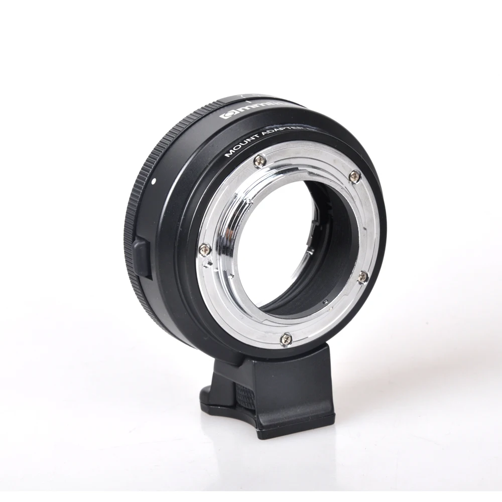 

Commlite CM-NF-MFT Aluminum Aperture Adapter for Nikon G DX F Mount Lens To Micro 43 MFT with Detachable 14 Tripod Foot Black