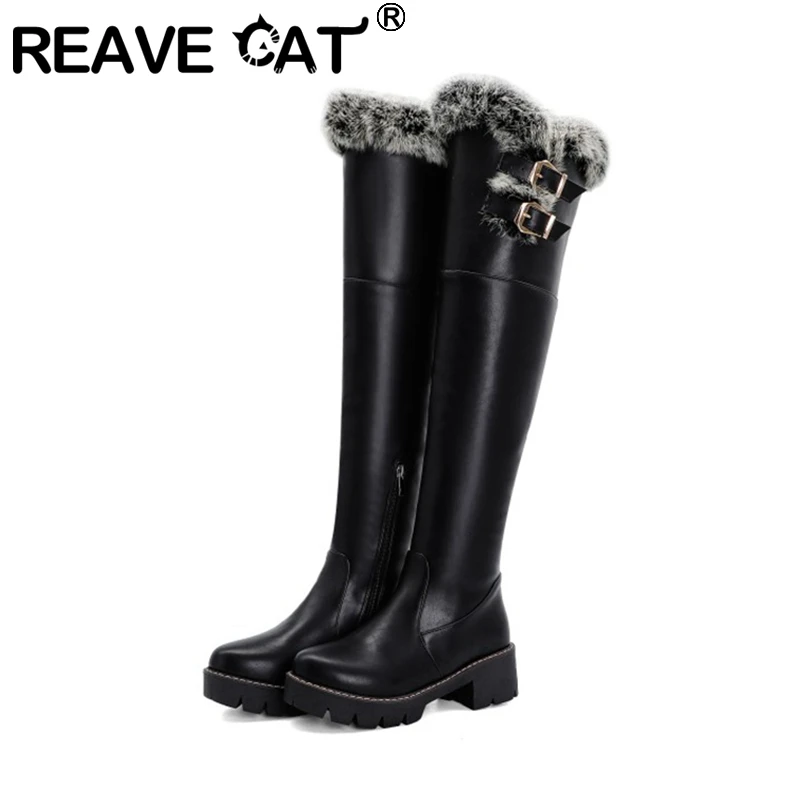 Женские сапоги с мехом REAVE CAT, новые зимние теплые сапоги до колена с круглым носком, на квадратном каблуке 5 см, с застежкой-молнией и пряжкой,...
Женские сапоги с мехом REAVE CAT, новые зимние теплые сапоги до колена с круглым носком, на квадратном каблуке 5 см, с застежкой-молнией и пряжкой,...