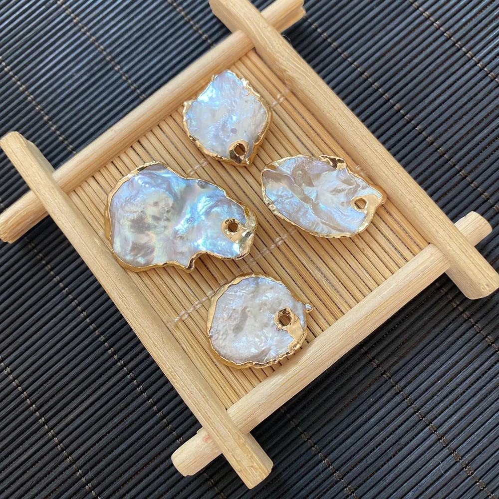 3pcs Natural Freshwater Pearl Pendant Irregular Wrapped Phnom Pendant for Jewelry Making DIY Accessories Suitable for Necklaces
3pcs Natural Freshwater Pearl Pendant Irregular Wrapped Phnom Pendant for Jewelry Making DIY Accessories Suitable for Necklaces