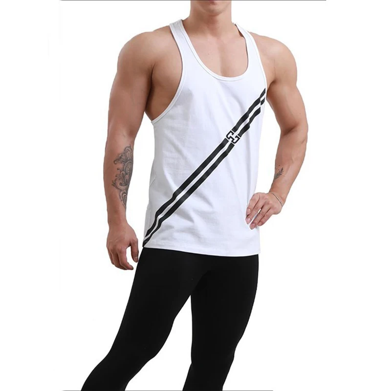 Men's Fitness Muscle Men Sports Breathable Vest Summer Diagonal Band Printing Training Sleeveless Vest Cotton Basketball Vest
Men's Fitness Muscle Men Sports Breathable Vest Summer Diagonal Band Printing Training Sleeveless Vest Cotton Basketball Vest