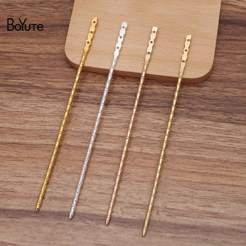 BoYuTe (10 Pieces/Lot) 139MM Metal Brass Bamboo Hair Stick with 3 Holes Handmade Diy Hair Accessories Materials
BoYuTe (10 Pieces/Lot) 139MM Metal Brass Bamboo Hair Stick with 3 Holes Handmade Diy Hair Accessories Materials