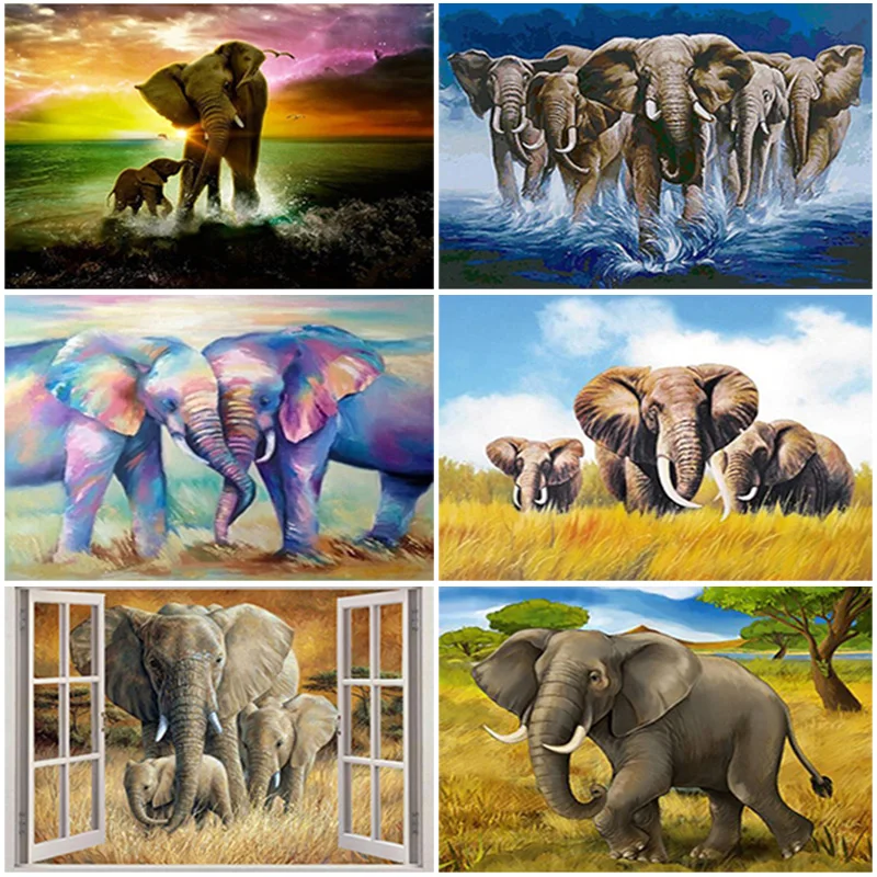 DIY Elephant 5D Diamond Painting Full Square Drill Diamont Embroidery Cross Stitch Mosaic Kits Home Decor Wall Art Dropship
DIY Elephant 5D Diamond Painting Full Square Drill Diamont Embroidery Cross Stitch Mosaic Kits Home Decor Wall Art Dropship