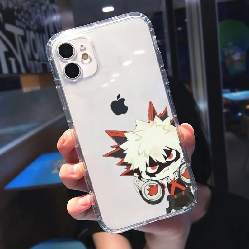 Anime My Hero Academia deku bakugou Boku no Hero Phone Case Transparent for Clear iPhone 11 12 mini pro XS 8 7 MAX Plus X XR
Anime My Hero Academia deku bakugou Boku no Hero Phone Case Transparent for Clear iPhone 11 12 mini pro XS 8 7 MAX Plus X XR