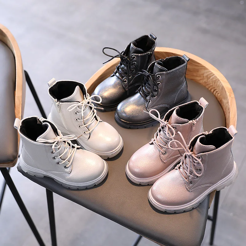 Children Short Boots Kids Girls Martin Boots Casual Autumn Winter PU Leather School Girls Shoes Fashion In Snow Boots
Children Short Boots Kids Girls Martin Boots Casual Autumn Winter PU Leather School Girls Shoes Fashion In Snow Boots
