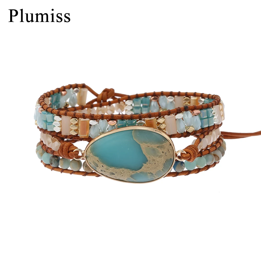 Teardrop Shape Agalmatolite Bracelet Natural Stone Crystal Beaded Chain Leather Wrap Bracelets Handmade Jewelry for Women Ladies
Teardrop Shape Agalmatolite Bracelet Natural Stone Crystal Beaded Chain Leather Wrap Bracelets Handmade Jewelry for Women Ladies
