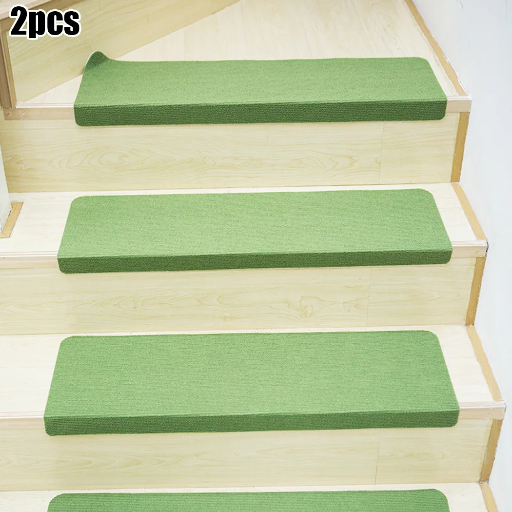 2Pcs Self-adhesive Stair Tread Carpet Mats Anti-Slip Stair Mat Set Sound Insulation Floor Mat Stair Step Protection Cover
2Pcs Self-adhesive Stair Tread Carpet Mats Anti-Slip Stair Mat Set Sound Insulation Floor Mat Stair Step Protection Cover