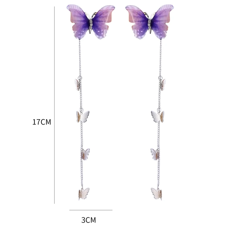 2021 Vintage Purple Butterfly Hairpin Hair Clips Headdress Elegant Metal Fringe Ladies Long Hairpin Party Hair Accessories 
2021 Vintage Purple Butterfly Hairpin Hair Clips Headdress Elegant Metal Fringe Ladies Long Hairpin Party Hair Accessories