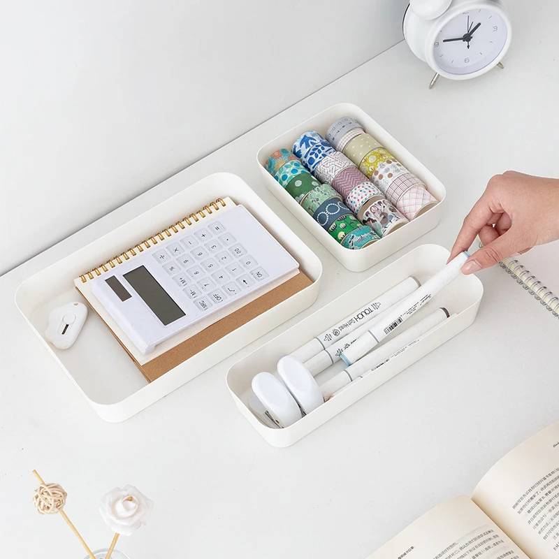 Ins Wind White Cosmetic Storage Box Drawers Are Divided Into Long Strips and Narrow Student Desk Tape Desktop Finishing Artifact
Ins Wind White Cosmetic Storage Box Drawers Are Divided Into Long Strips and Narrow Student Desk Tape Desktop Finishing Artifact
