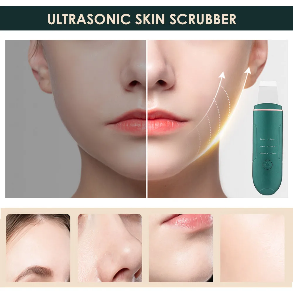 Professional Ultrasonic Skin Scrubber Deep Face Cleaning EMS Blackhead Removal Pore Cleaning Machine Peeling Shovel Skin Spatula
Professional Ultrasonic Skin Scrubber Deep Face Cleaning EMS Blackhead Removal Pore Cleaning Machine Peeling Shovel Skin Spatula