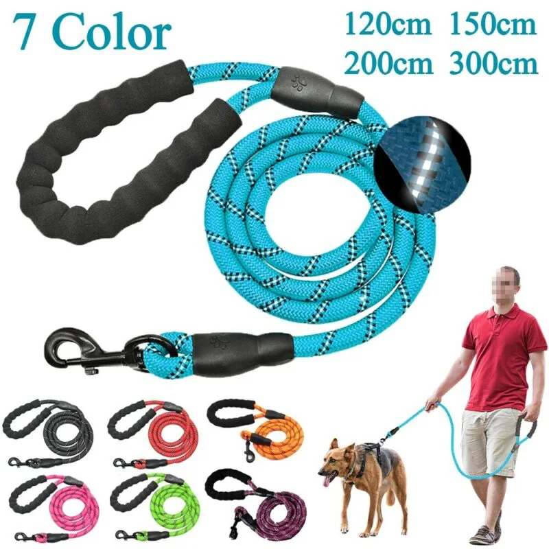 Reflective Durable Large Dog Leash Training Running Rope Medium Big Dog Collar Leashes Strong Lead Rope For Labrador Rottweiler
Reflective Durable Large Dog Leash Training Running Rope Medium Big Dog Collar Leashes Strong Lead Rope For Labrador Rottweiler