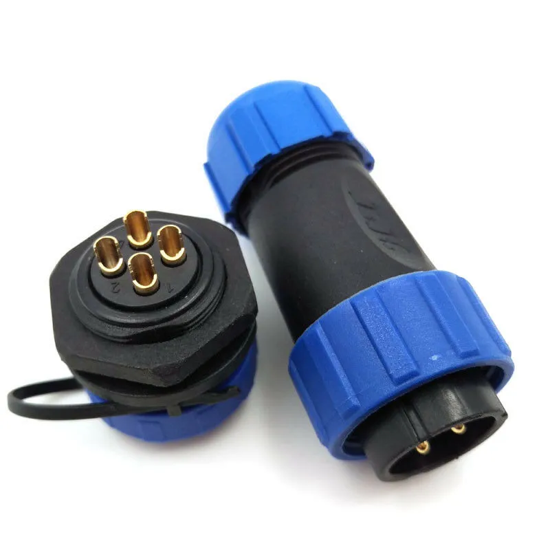 SP21 4Pin Waterproof Aviation Cable Connector,Power Connector Plug Socket IP67 Gold-plated Brass Waterproof Cable Connectors New
SP21 4Pin Waterproof Aviation Cable Connector,Power Connector Plug Socket IP67 Gold-plated Brass Waterproof Cable Connectors New
