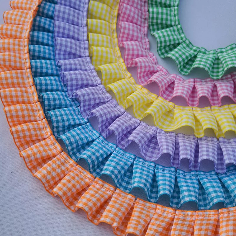 2 meters 25mm Lattice Wrinkle Lace Trim Ribbon Diy Hair Bow Clothing Curtains Sewing Decoration Materials
2 meters 25mm Lattice Wrinkle Lace Trim Ribbon Diy Hair Bow Clothing Curtains Sewing Decoration Materials