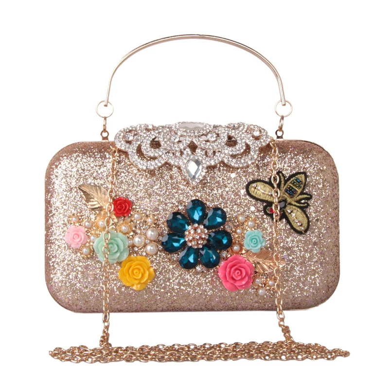 New Arrival Silver/Gold 3D Flower Rhinestone Purse Lady Butterfly Shoulder Messenger Phone Handbag Fashion Wedding Bridal Clutch
New Arrival Silver/Gold 3D Flower Rhinestone Purse Lady Butterfly Shoulder Messenger Phone Handbag Fashion Wedding Bridal Clutch