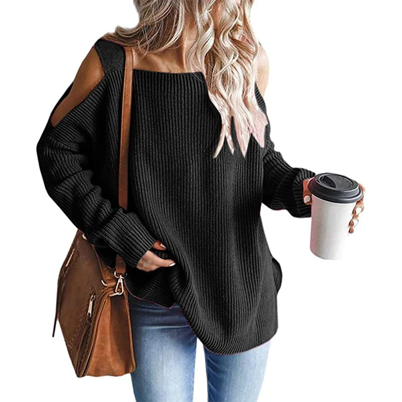 Off Shoulder Knitting Sweater Women Knit Fashion Tide Spring Autumn Women Sweaters Loose Fit Turtleneck Long Sleeve Pullovers
Off Shoulder Knitting Sweater Women Knit Fashion Tide Spring Autumn Women Sweaters Loose Fit Turtleneck Long Sleeve Pullovers