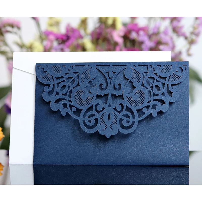 50pcs Elegant Laser Cut Wedding Invitation Card Customize Business With RSVP Card Greeting Cards Wedding Decor Party Supplies
50pcs Elegant Laser Cut Wedding Invitation Card Customize Business With RSVP Card Greeting Cards Wedding Decor Party Supplies
