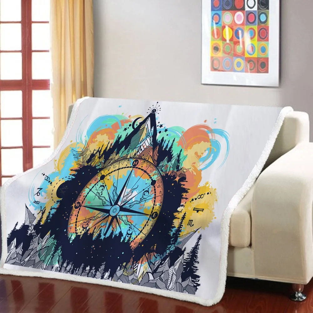 Retro Compass Print Blanket Fashion Plus Pile Extra Blanket Nap Office Sofa Children's Soft Blanket Cartoon Throw Blanket
Retro Compass Print Blanket Fashion Plus Pile Extra Blanket Nap Office Sofa Children's Soft Blanket Cartoon Throw Blanket
