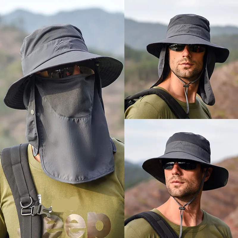 2021multipurpose Outdoor Climbing Fishing Tourism Brim Sun Fisherman Hat Summer Men Multifunction Bucket Hat Sun Protection Cap
2021multipurpose Outdoor Climbing Fishing Tourism Brim Sun Fisherman Hat Summer Men Multifunction Bucket Hat Sun Protection Cap