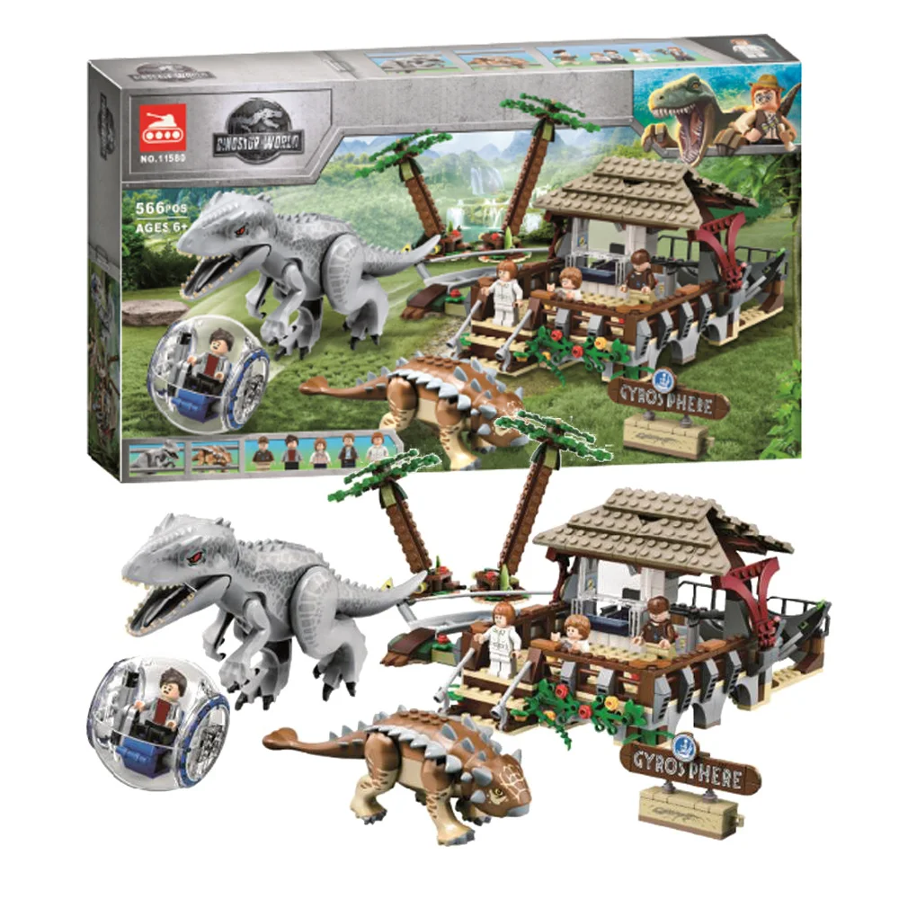 Jurassic Dinosaur World Park Series Mechanical T-rex Indominus Tyrannosaurus Rex Ankylosaurus Building Blocks Bricks Toy For Kid
Jurassic Dinosaur World Park Series Mechanical T-rex Indominus Tyrannosaurus Rex Ankylosaurus Building Blocks Bricks Toy For Kid