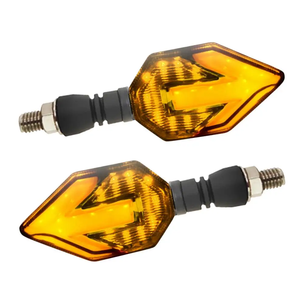 Motorcycle Turn Signals 2Pcs Motorbike Turning Indicators 2-Color Flowing Turn Signal Lights Motorcycle LED Turn Signal Light
Motorcycle Turn Signals 2Pcs Motorbike Turning Indicators 2-Color Flowing Turn Signal Lights Motorcycle LED Turn Signal Light