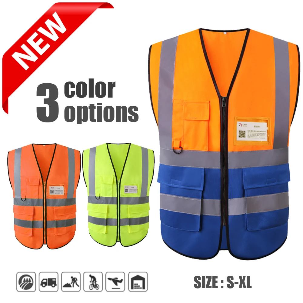 Orange Blue Mens Women Vest Company Logo Printing Waistcoat With Reflective Strips For Indoor And Outdoor Work Construction Vest
Orange Blue Mens Women Vest Company Logo Printing Waistcoat With Reflective Strips For Indoor And Outdoor Work Construction Vest