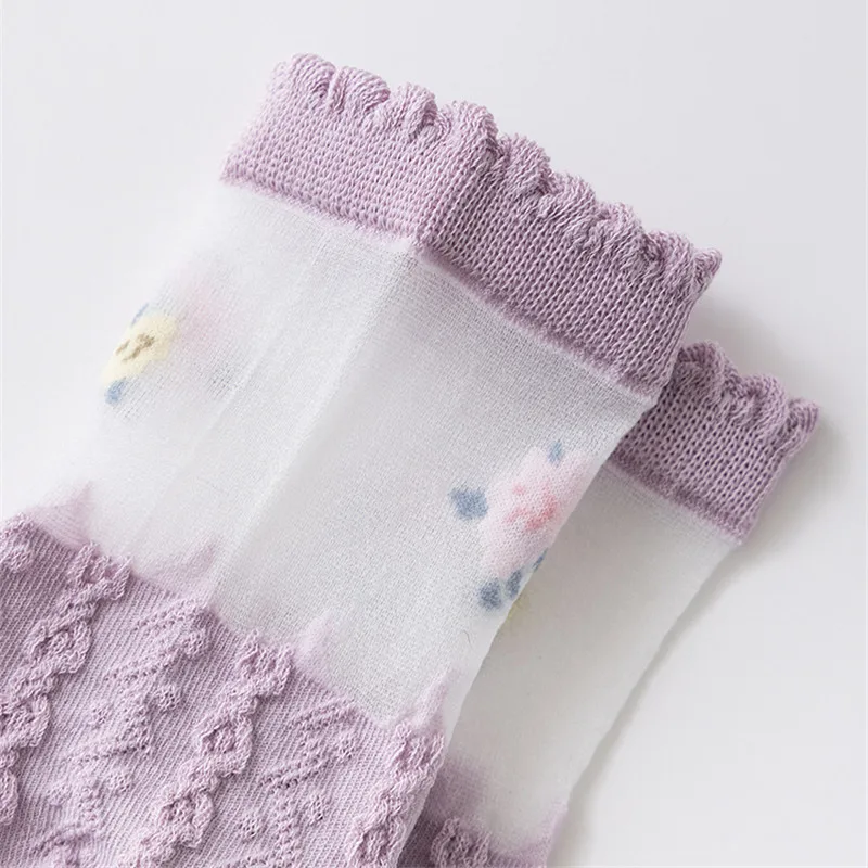 2021 Caramella New Women Silk Lace Socks 3 pairs/lot ins Retro Series Spring and Summer Purple Rabbit Cotton Ladies Socks
2021 Caramella New Women Silk Lace Socks 3 pairs/lot ins Retro Series Spring and Summer Purple Rabbit Cotton Ladies Socks