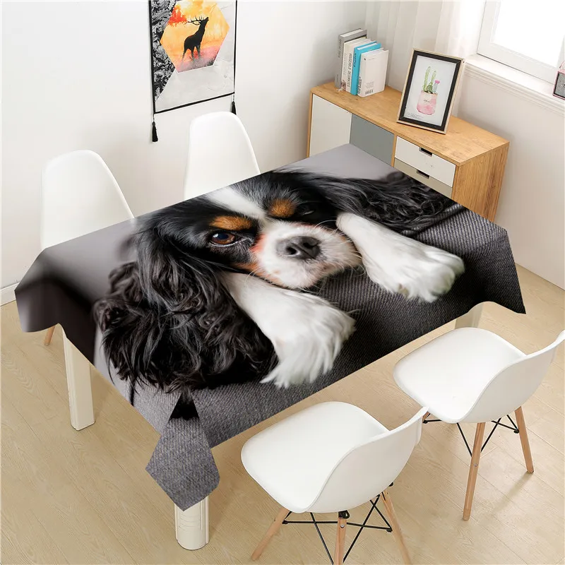 Lie Dog Tablecloth polyester Hotel Picnic Table Rectangular Table Covers Home Dining Tea Table Decoration
Lie Dog Tablecloth polyester Hotel Picnic Table Rectangular Table Covers Home Dining Tea Table Decoration