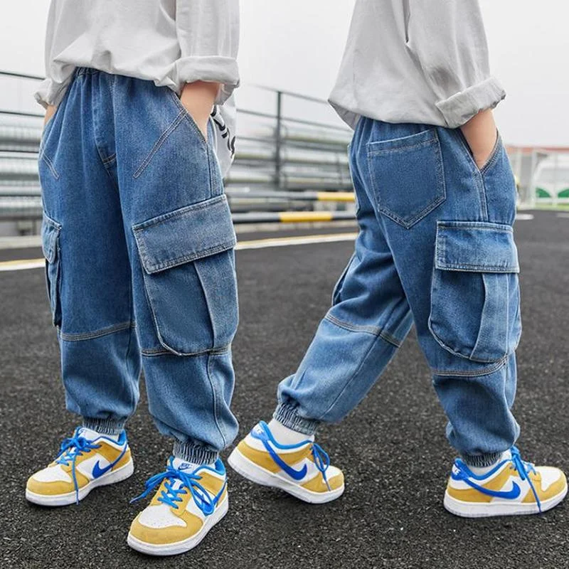 Newest Autumn Winter Kids Boys Pants Cotton Solid Cargo Pants Teenage Boy Multi-Pocket Trousers Casual Pants Streetwear 4-15 Yrs
Newest Autumn Winter Kids Boys Pants Cotton Solid Cargo Pants Teenage Boy Multi-Pocket Trousers Casual Pants Streetwear 4-15 Yrs