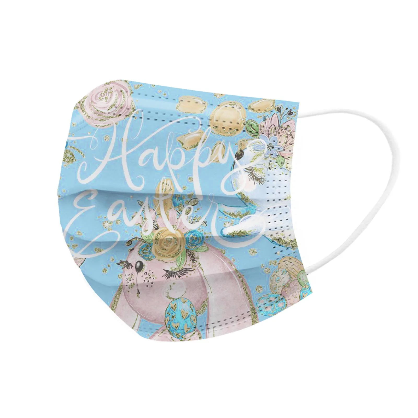 Adult Easter Bunny Eggs Printing Three Layer Protective Breathable Mask Disposable Rendering printing masque enfant mascarillas 
Adult Easter Bunny Eggs Printing Three Layer Protective Breathable Mask Disposable Rendering printing masque enfant mascarillas
