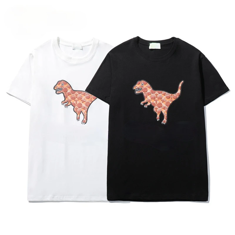 2021 Fashion New Style High Street Wind Comfortable T-shirt Leisure Mercerized Cotton Cool Black and White The Dinosaur Figure
2021 Fashion New Style High Street Wind Comfortable T-shirt Leisure Mercerized Cotton Cool Black and White The Dinosaur Figure