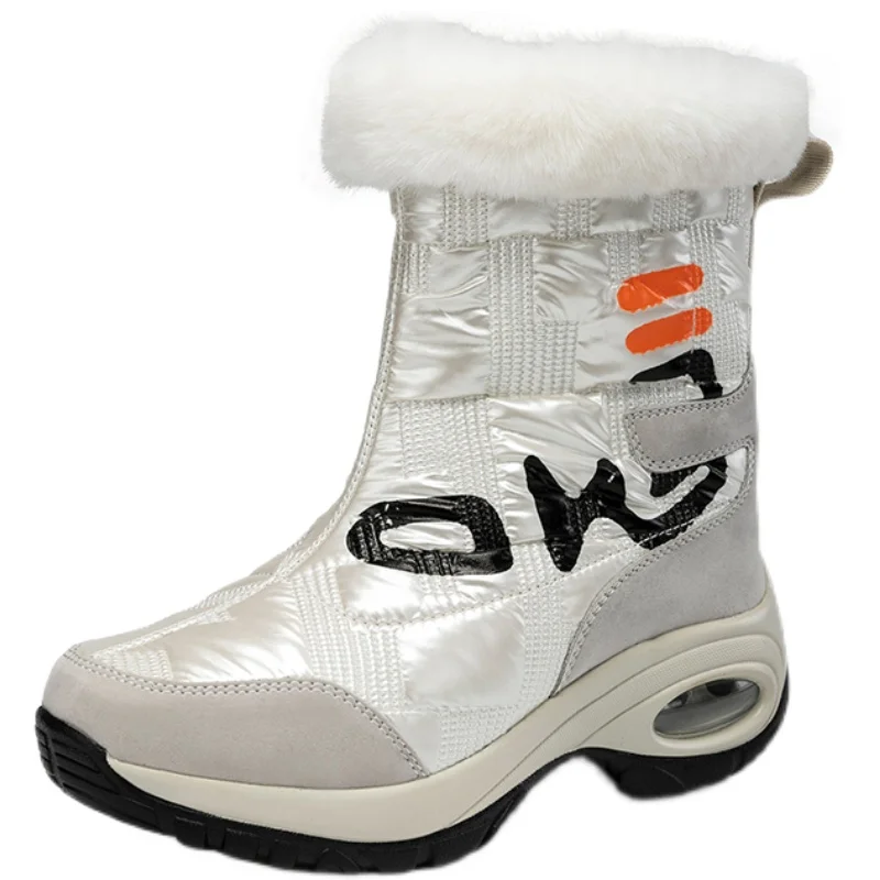 Women`s fashion waterproof snow boots ladies plush-padded nubuck + Soft Fabric cotton boots non-slip hiking boots for-30C
Women`s fashion waterproof snow boots ladies plush-padded nubuck + Soft Fabric cotton boots non-slip hiking boots for-30C