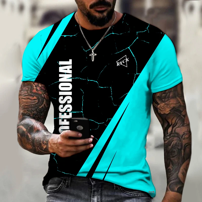 Fashion Retro 3D Letter Line Printing Men's T-shirt Oversized Harajuku Multicolor Casual Simple Creative Loose Shirt
Fashion Retro 3D Letter Line Printing Men's T-shirt Oversized Harajuku Multicolor Casual Simple Creative Loose Shirt