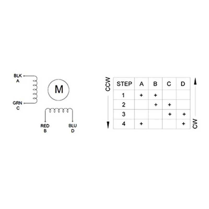 Nema 17 шаговый двигатель 48 мм Nema17 42Bygh 2A 4-проводной (17Hs19-2004S1) Мотор 1 м кабель для