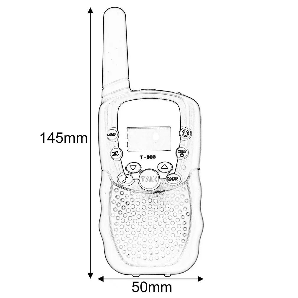 T388 UHF Two Way Radio Portable Handheld Children's Walkie Talkie with Built-in Led Torch Mini Toy Gifts for Kids Boy Girls
T388 UHF Two Way Radio Portable Handheld Children's Walkie Talkie with Built-in Led Torch Mini Toy Gifts for Kids Boy Girls