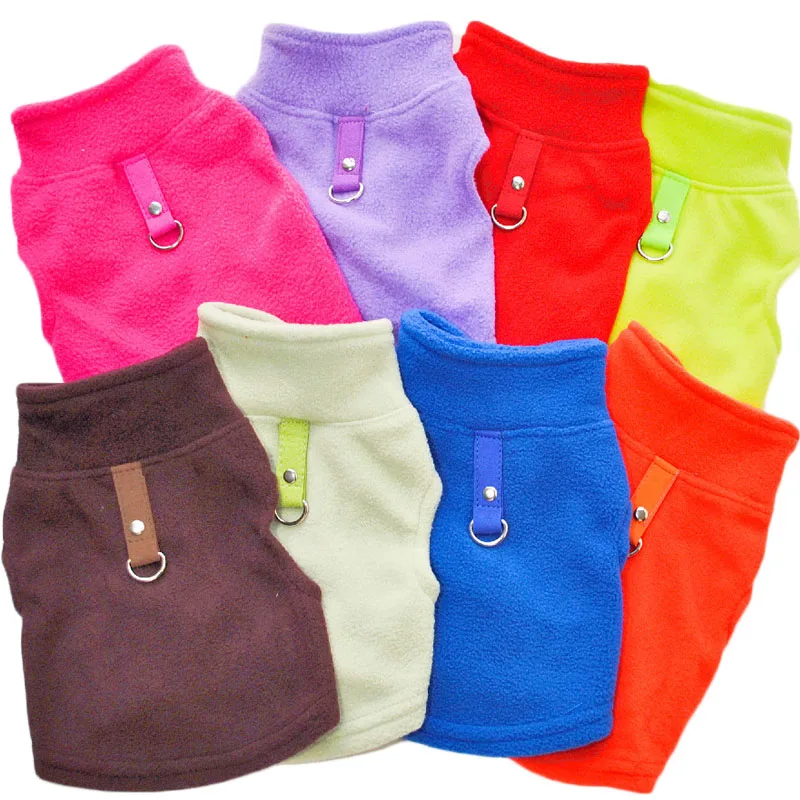 Теплый жилет для кошек и собак, мягкая флисовая одежда, Зимний пуловер без рисунка, рубашка, пальто с D-образным кольцом для маленьких, средни... 
Теплый жилет для кошек и собак, мягкая флисовая одежда, Зимний пуловер без рисунка, рубашка, пальто с D-образным кольцом для маленьких, средни...