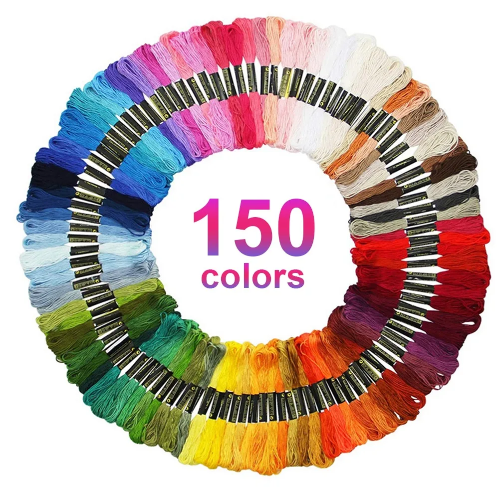 Rainbow Color 6 Colors 12 Pcs A Pack Cross Stitch Thread Color Cotton Thread Embroidery Thread Segment Dyeing
Rainbow Color 6 Colors 12 Pcs A Pack Cross Stitch Thread Color Cotton Thread Embroidery Thread Segment Dyeing