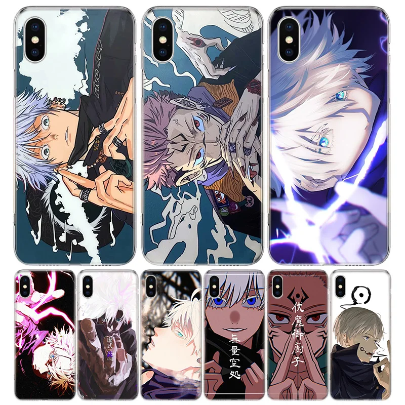 Japan Anime Jujutsu Kaisen Phone Case For iPhone 13 12 11 Pro Max 6 X 8 6S 7 Plus XS XR Mini 5S SE 7P 6P Pattern Cover Coque
Japan Anime Jujutsu Kaisen Phone Case For iPhone 13 12 11 Pro Max 6 X 8 6S 7 Plus XS XR Mini 5S SE 7P 6P Pattern Cover Coque