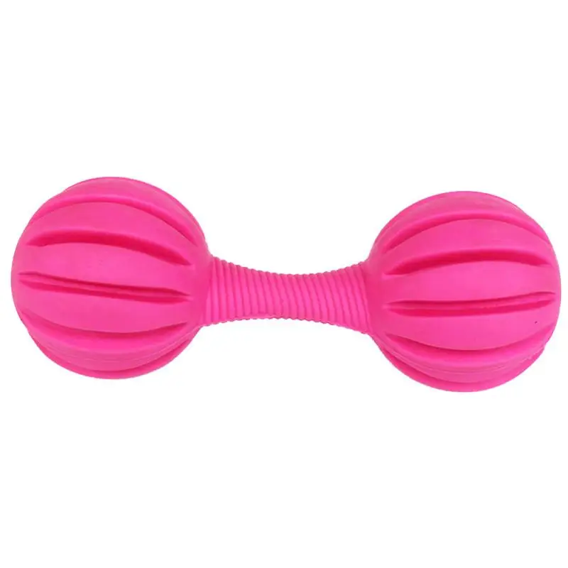 

Kapmore 1pc Bite Resistant Dumbbell Shape Dog Toy Rubber Puppy Teething Chew Toy Dog Bite Toy Pet Supplies Random Color