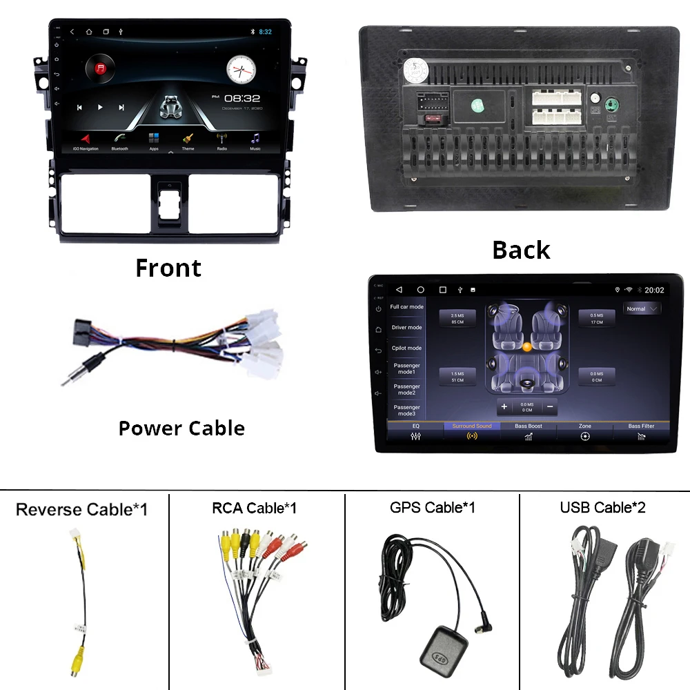 2Din Android 10.0 Car Radio For Toyota-v Vios 2014 2015 2016 10 Inch Car Multimedia Player Support Mirror Link DVR OBD Autoradio
2Din Android 10.0 Car Radio For Toyota-v Vios 2014 2015 2016 10 Inch Car Multimedia Player Support Mirror Link DVR OBD Autoradio