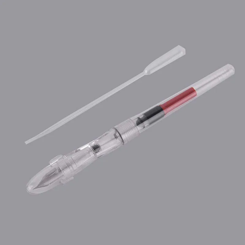 1pcs Transparent Fountain Pen High Capacity Fine Nib Lightweight Gift Fountain Pen With Dropper Office Student Supplies
1pcs Transparent Fountain Pen High Capacity Fine Nib Lightweight Gift Fountain Pen With Dropper Office Student Supplies