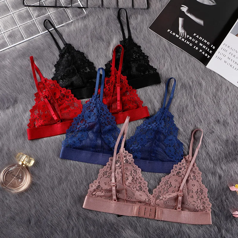 Women sexy underwear See Through Lingerie Plus Size Unlined Wire Free Bra Hollow Out Female Underwear Black white Beige Color
Women sexy underwear See Through Lingerie Plus Size Unlined Wire Free Bra Hollow Out Female Underwear Black white Beige Color