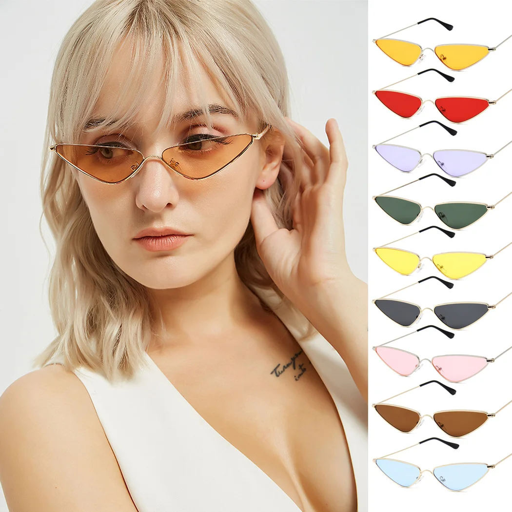 Women Small Cat Eye Sunglasses Retro Cool Sexy Triangle Sunglass Female Fashion Ocean Film Cateyes Sun Glasses UV400 
Women Small Cat Eye Sunglasses Retro Cool Sexy Triangle Sunglass Female Fashion Ocean Film Cateyes Sun Glasses UV400