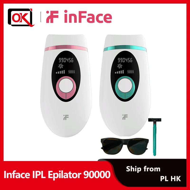 Inface IPL Epilator 90000 Laser Hair Removal At Home Portable Men Women Hair Leg Face Bikini Light Wireless Inface Hair Remover
Inface IPL Epilator 90000 Laser Hair Removal At Home Portable Men Women Hair Leg Face Bikini Light Wireless Inface Hair Remover