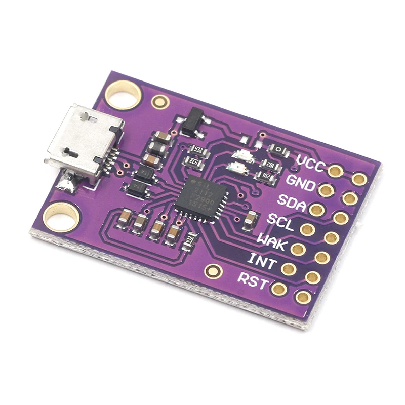 CP2112 плата отладки USB к SMBus I2C коммуникационный модуль 2 0 MicroUSB 2112 оценочный комплект