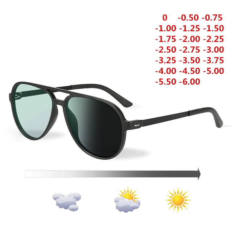 TR90 Eyeglasses Frame Photochromism Prescription Glasses Chameleon Myopia Glasses With Degree 0 -0.50 -1.0 -1.25 -1.5 To -6.0
TR90 Eyeglasses Frame Photochromism Prescription Glasses Chameleon Myopia Glasses With Degree 0 -0.50 -1.0 -1.25 -1.5 To -6.0