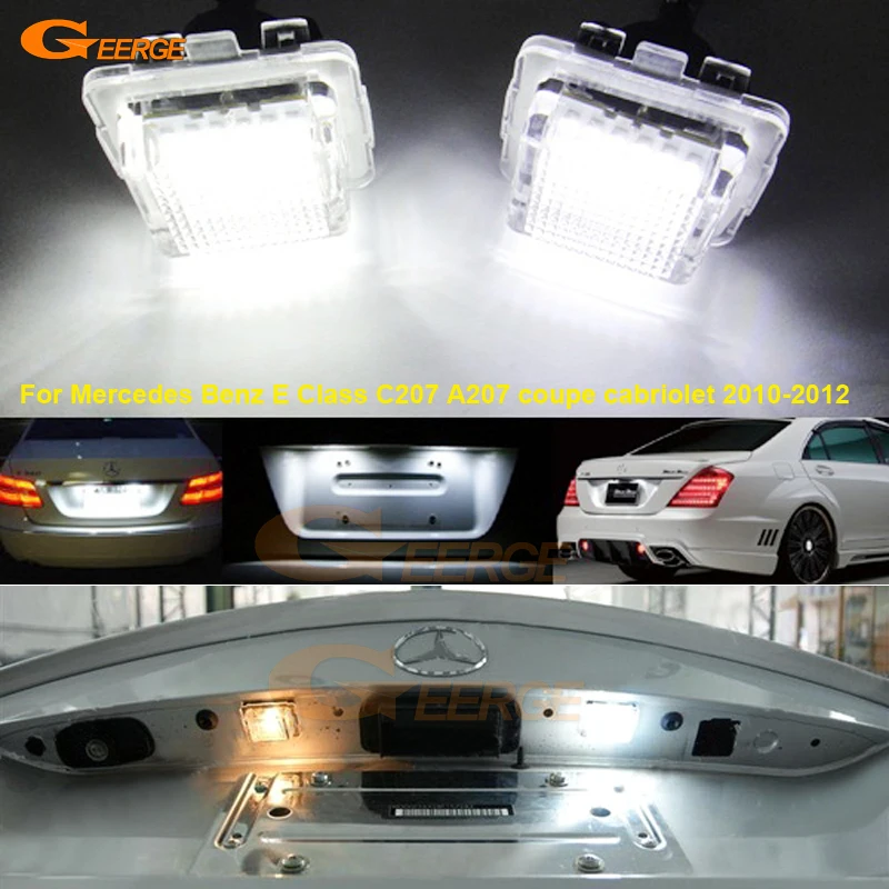 Для Mercedes Benz E Class C207 A207 coupe cabriolet 2010 2011 2012 ультра яркий Smd светодиодный светильник