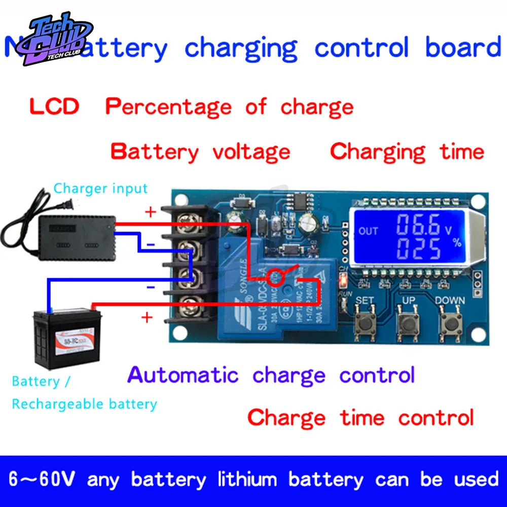 LCD Display 12V 24V Lead-acid Lithium Battery Control Module Solar Battery Automatic Charging Control Protection Dropship
LCD Display 12V 24V Lead-acid Lithium Battery Control Module Solar Battery Automatic Charging Control Protection Dropship
