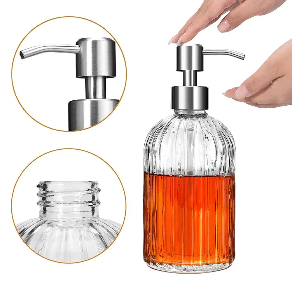 400ml Liquid Soap Shower Gel Shampoo Dispenser Refillable Bottle Press Bottle Glass Empty Pump Bottle Lotion Container 
400ml Liquid Soap Shower Gel Shampoo Dispenser Refillable Bottle Press Bottle Glass Empty Pump Bottle Lotion Container